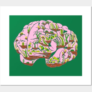 Brain Terrarium Posters and Art